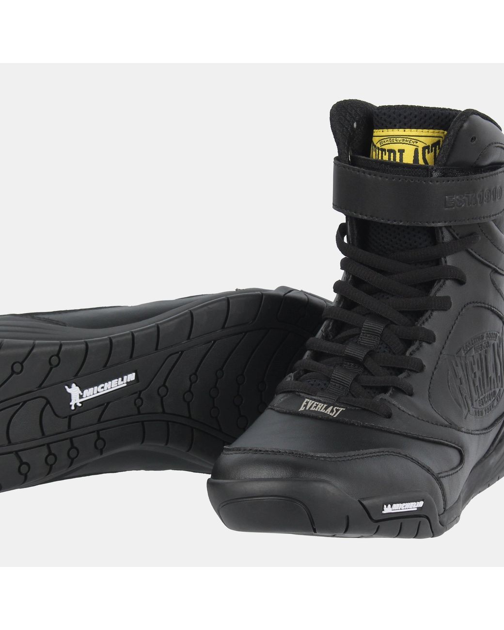 Everlast Black Hi Cut Boxing Boots for men