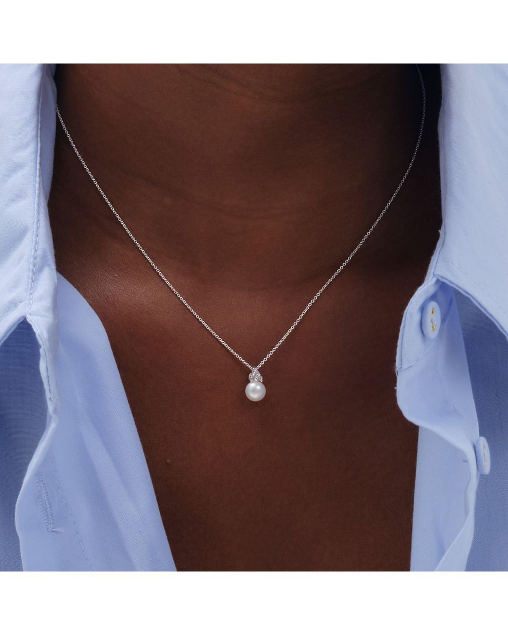 Simply Silver Gray 925 Sterling Plated Freshwater Pearl Set