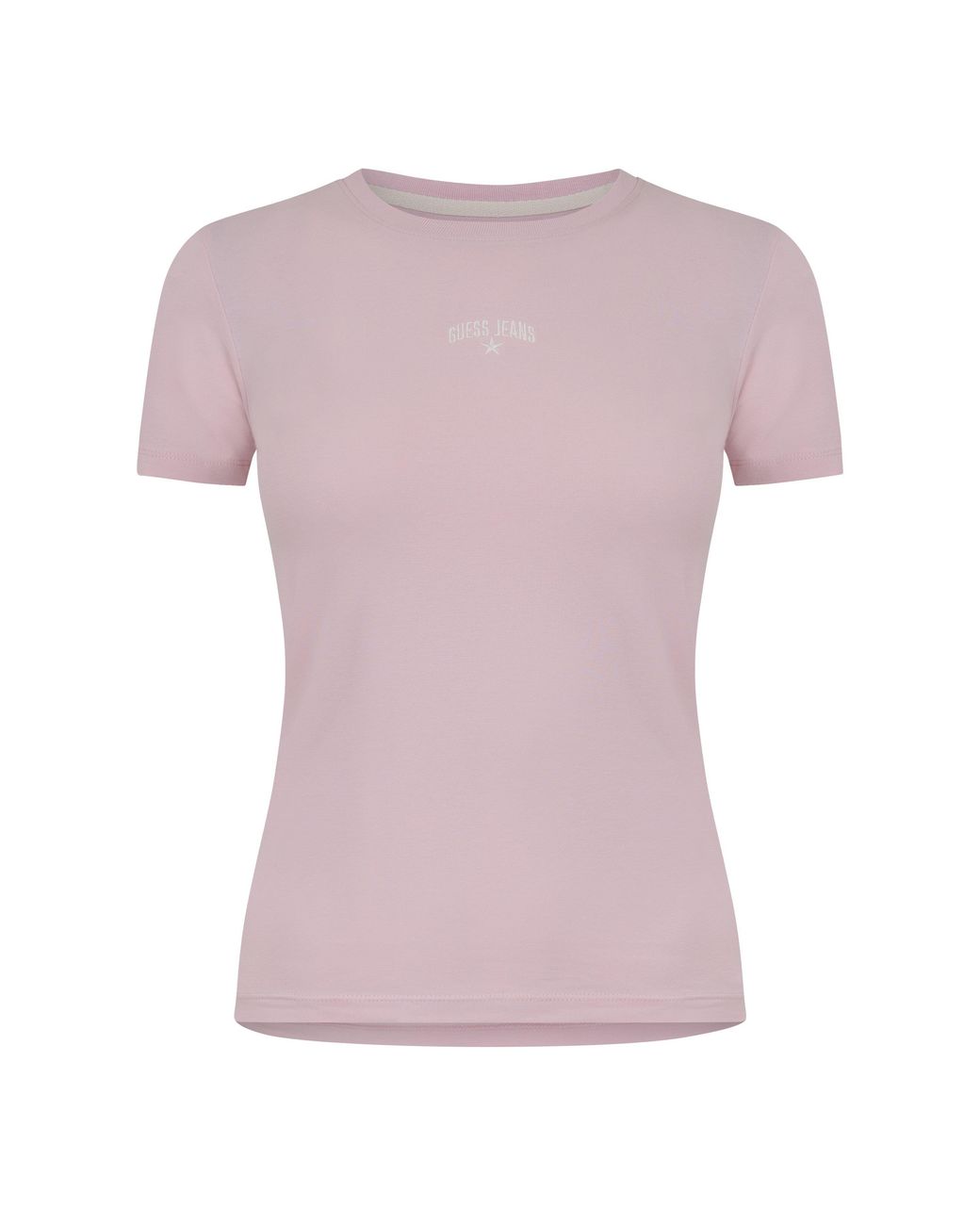 Guess Purple Star Print Slim Fit T-Shirt