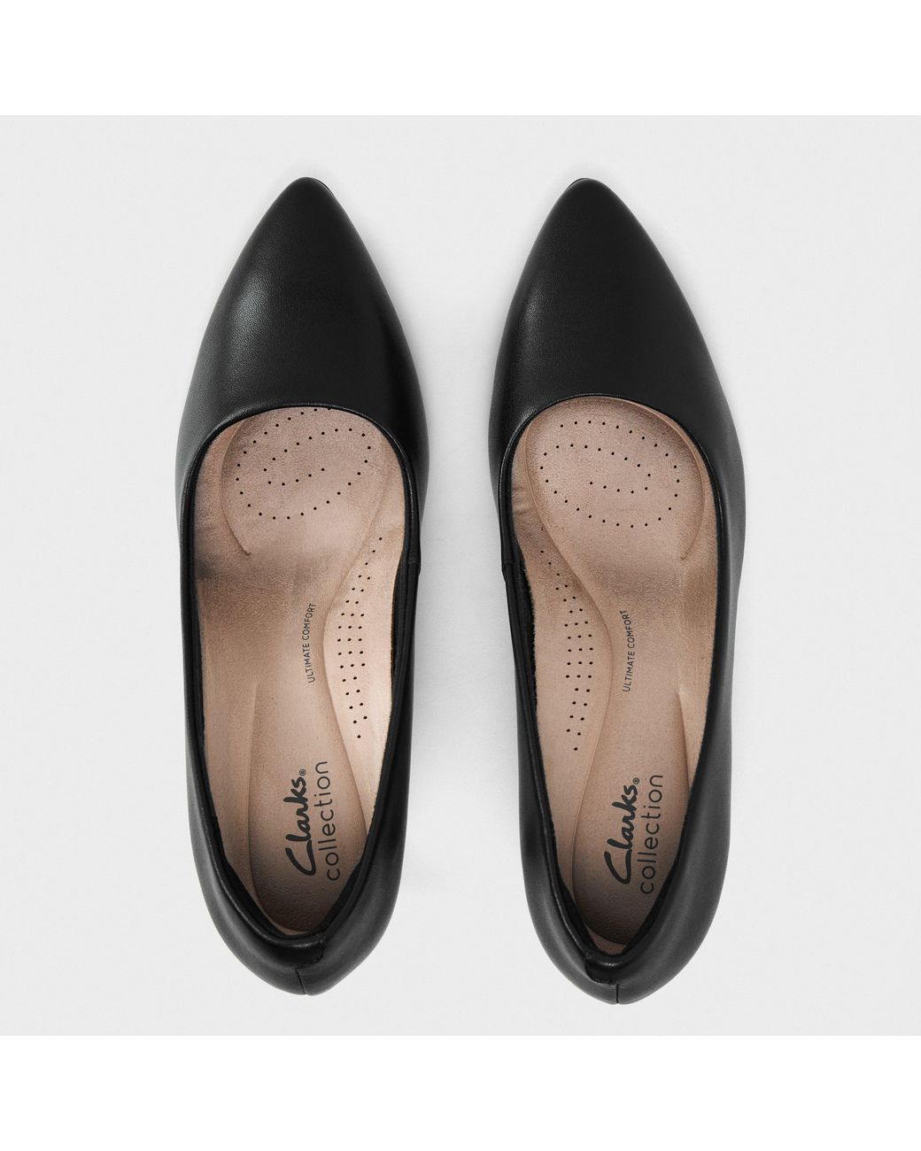 Clarks Black Kataleyna Gem Stiletto Court Shoes