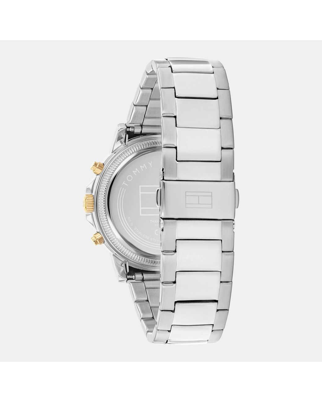Tommy Hilfiger Metallic Stainless Steel Bracelet Watch for men
