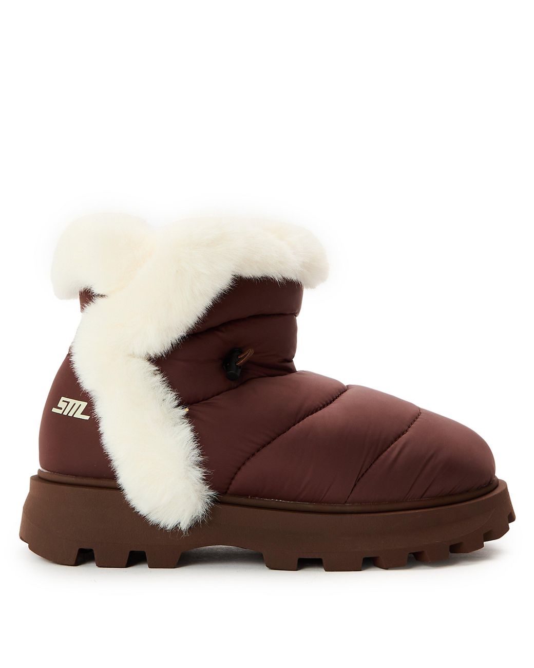 Steve Madden Brown Frostee Round Toe Snug Boots