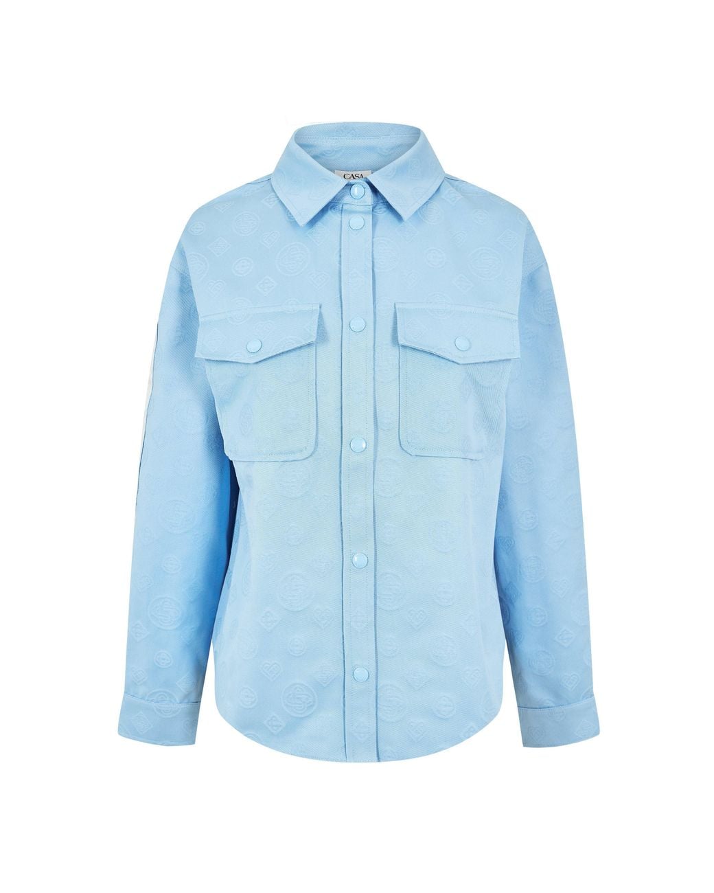 Casablanca Blue Monogram Shirt