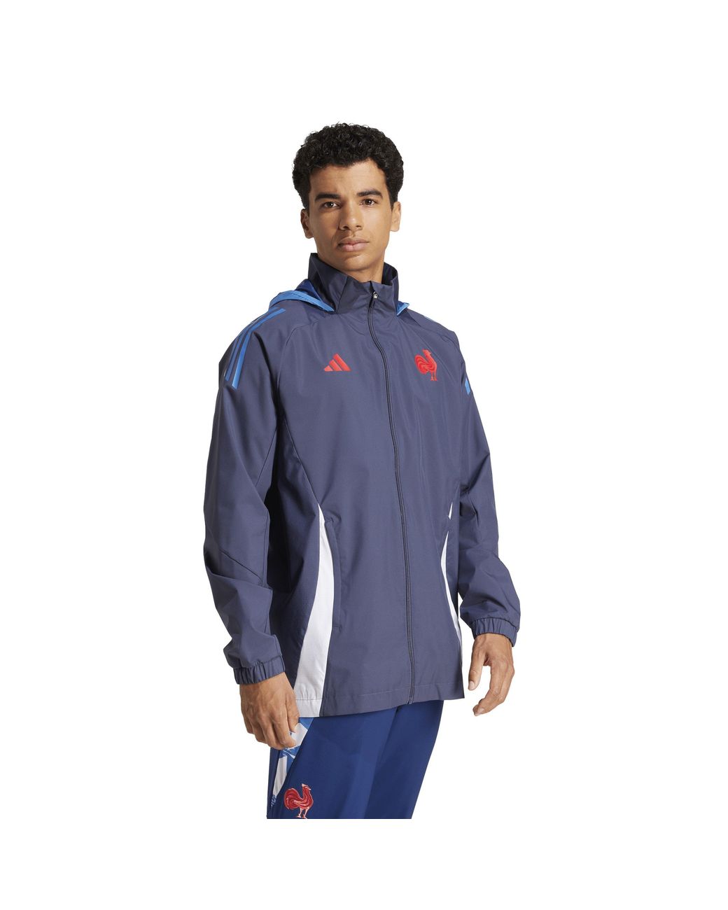 Adidas Blue Ffr Aw Rain J M Anorak for men
