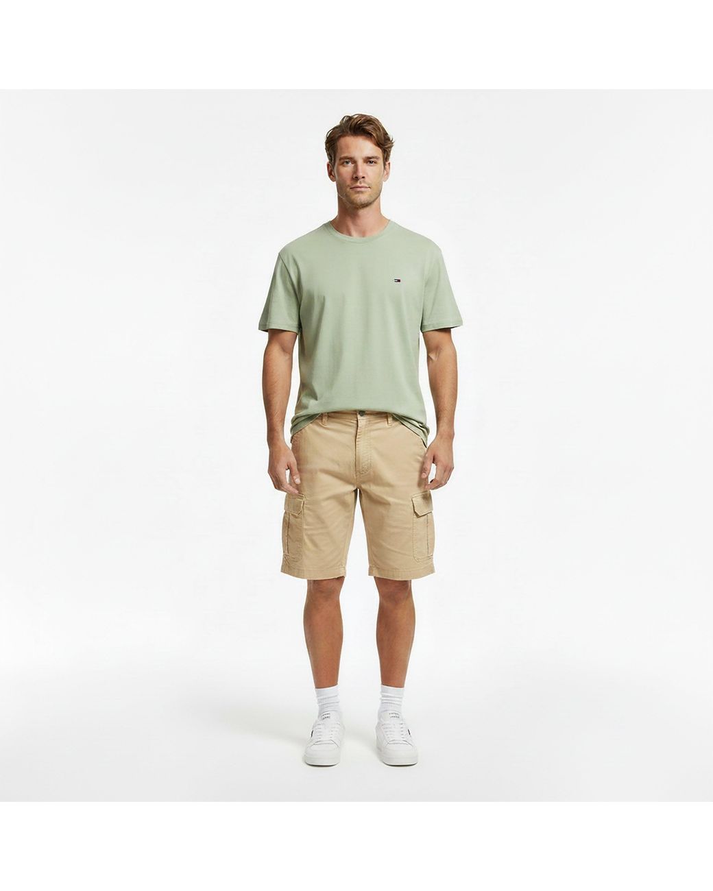 Tommy Hilfiger Green Original Crew Neck Tee for men