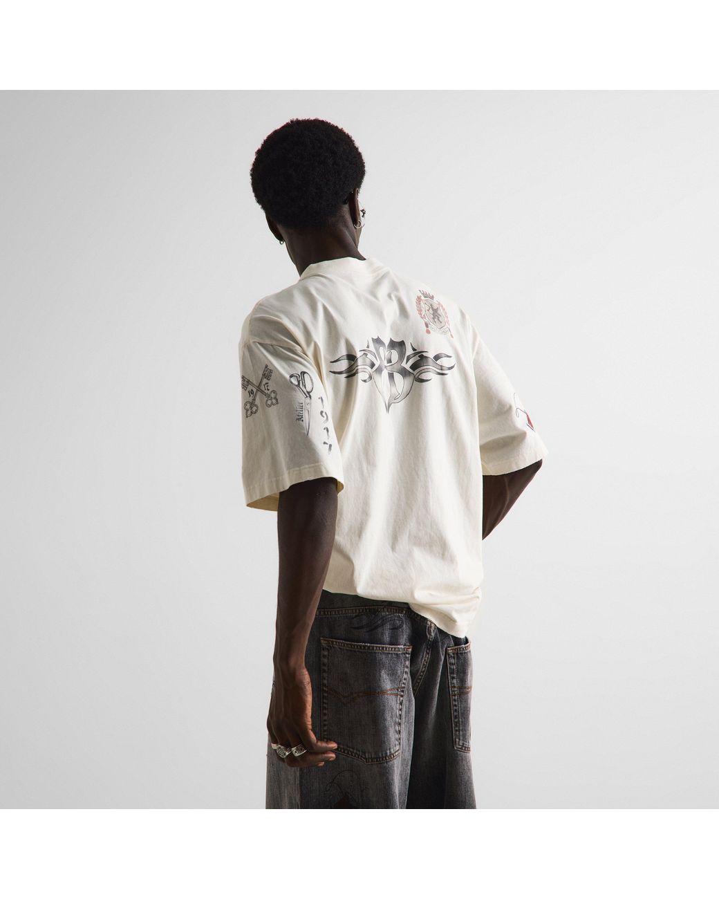 Balenciaga White Oversized Fit T-Shirt for men