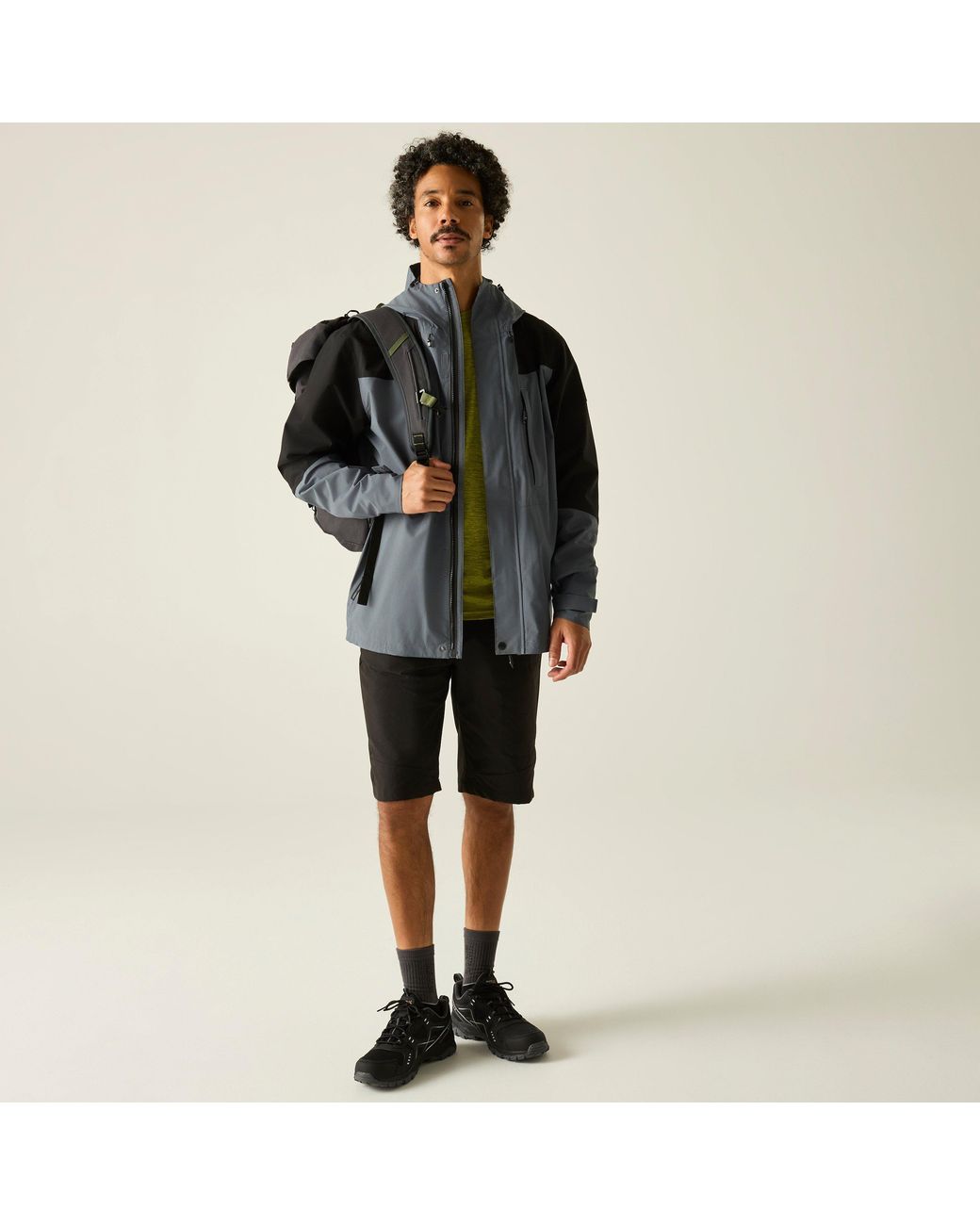 Regatta Black Freesdale Waterproof Isotex Jacket for men