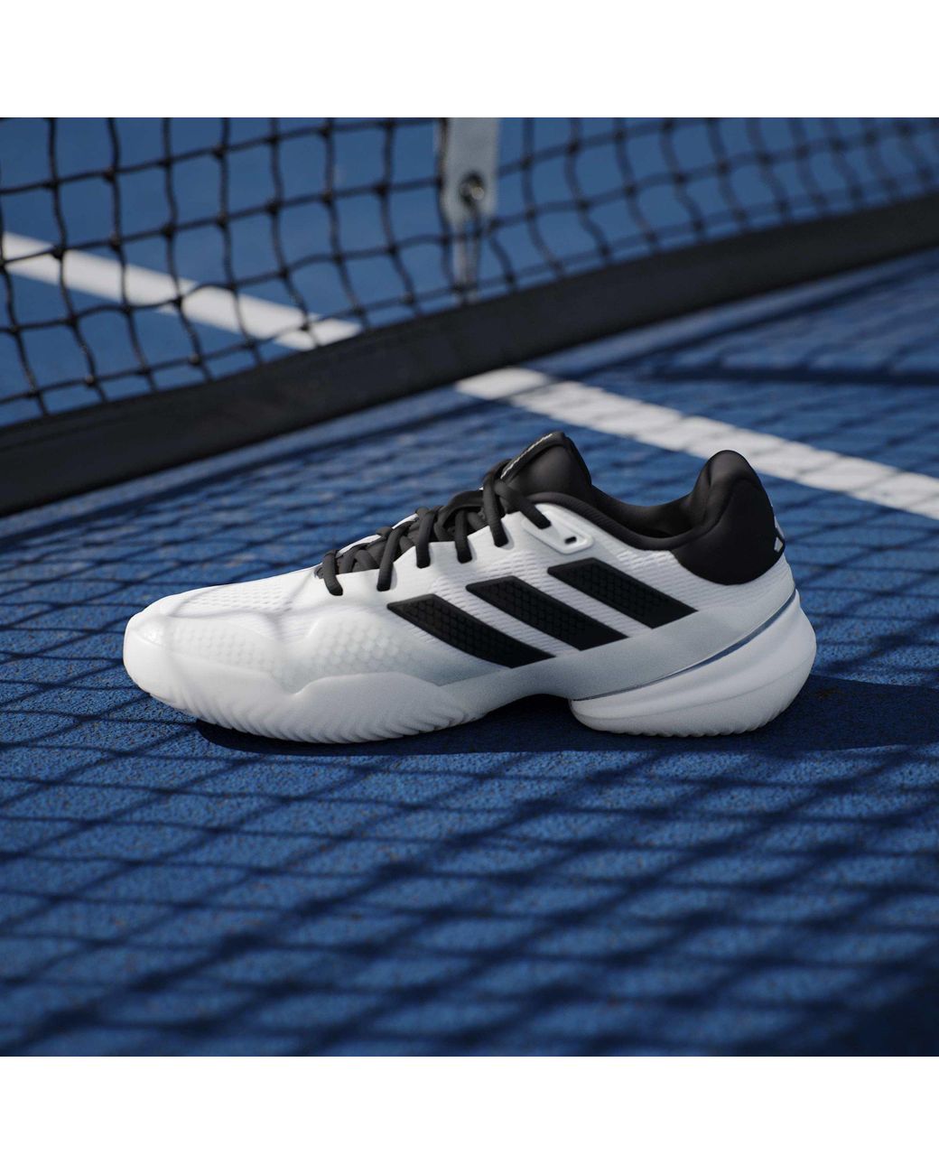 Adidas Gray Barricade Tennis Shoes for men