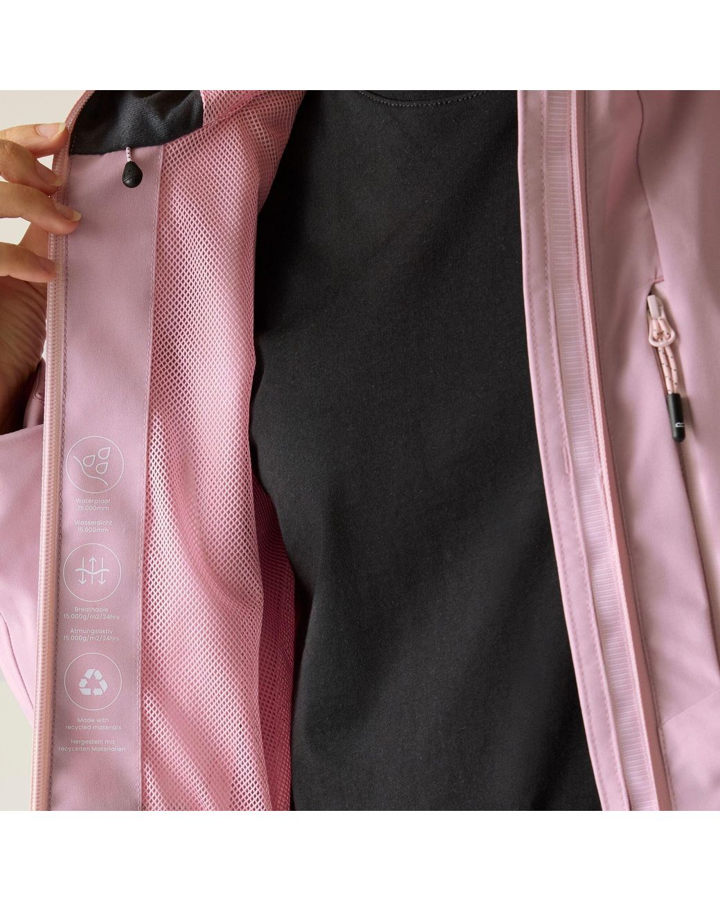 Regatta Pink Birchdale Ii Waterproof Jacket