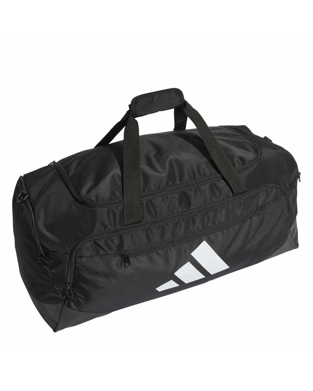 Adidas Black Essentials 3-Stripes Duffel Bag Large