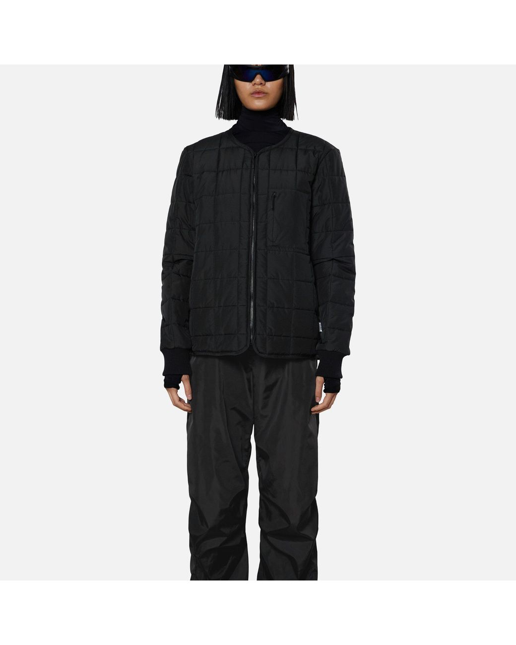 Rains Black Lyrs Liner Softshell Jacket