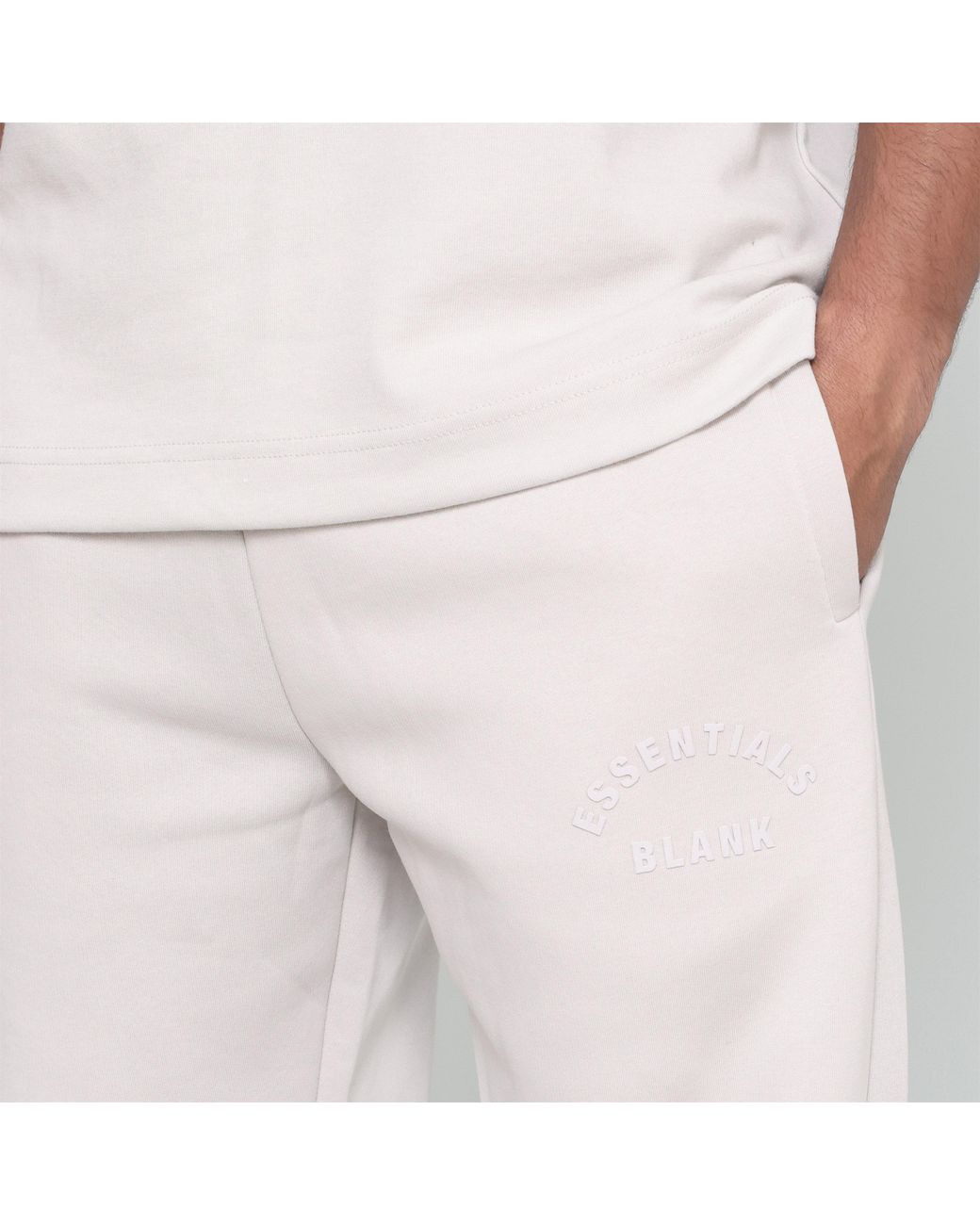 Blank Essentials White Blank Arch Hd Print Short for men
