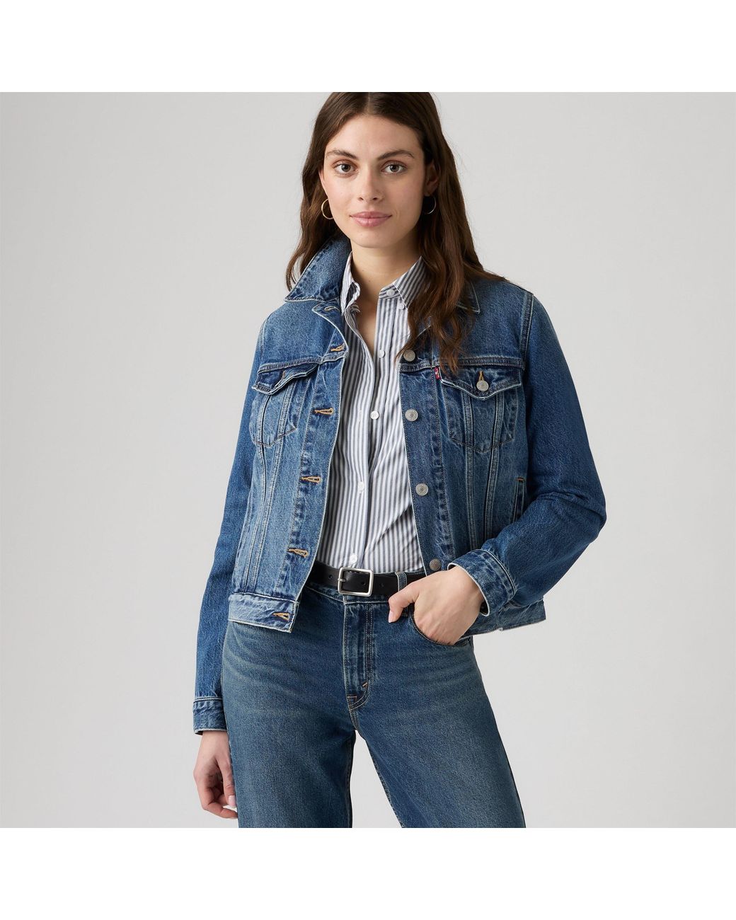 Levi's Blue Original Trucker Denim Slim-Fit Jacket