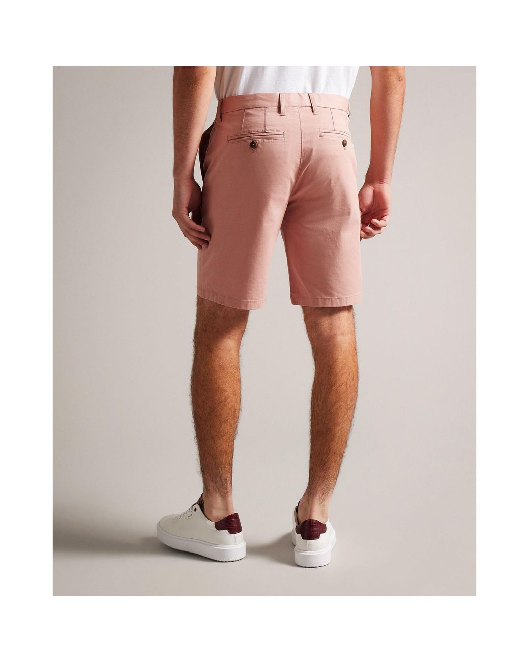 Ted Baker Pink Alscot Chino Shorts for men
