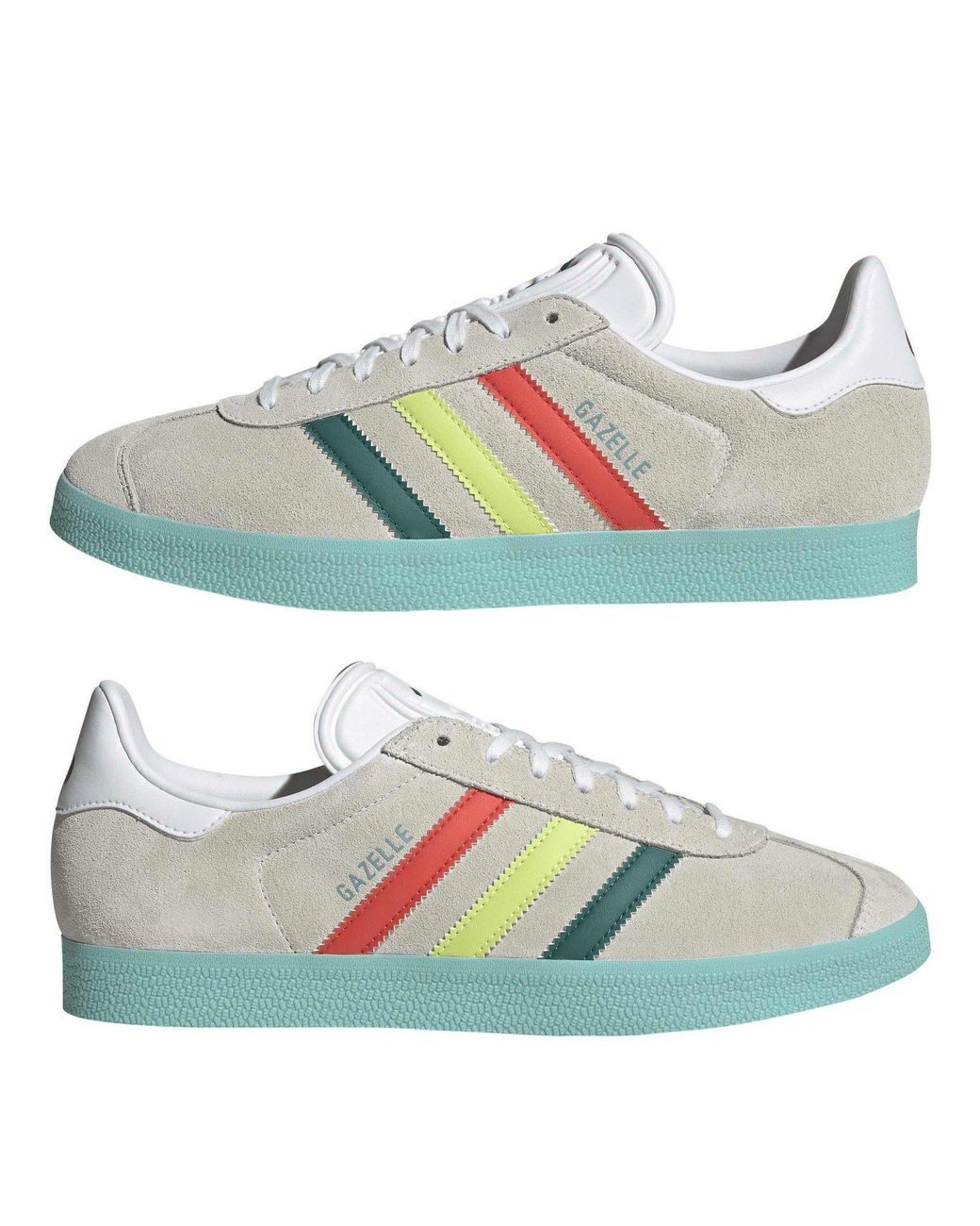 Adidas Green Gazelle Low Top Canvas Sneakers for men