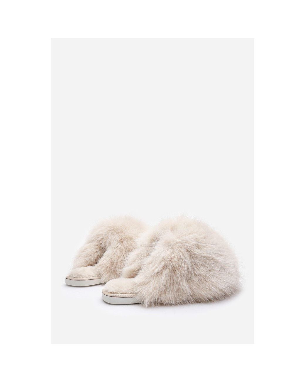 Where's That From Gray Where's Ultimate Fluffy Faux Fur Mule Slippers