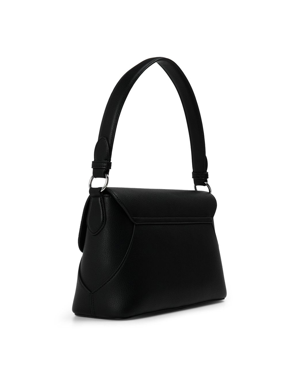 ARMANI EXCHANGE Black Isabel Faux Leather Shoulder Bag