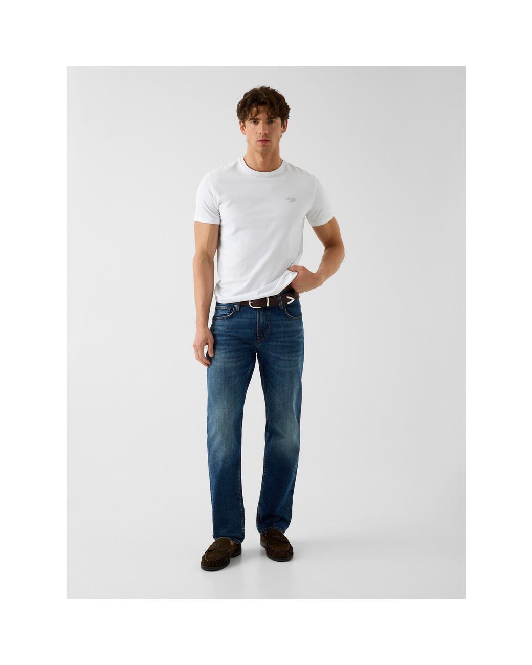 Guess White X Slim Fit T-Shirt for men