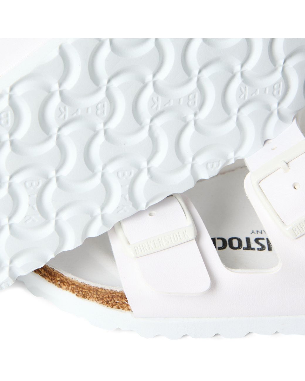 Birkenstock White Bstk Arizona Birk-Flur 64