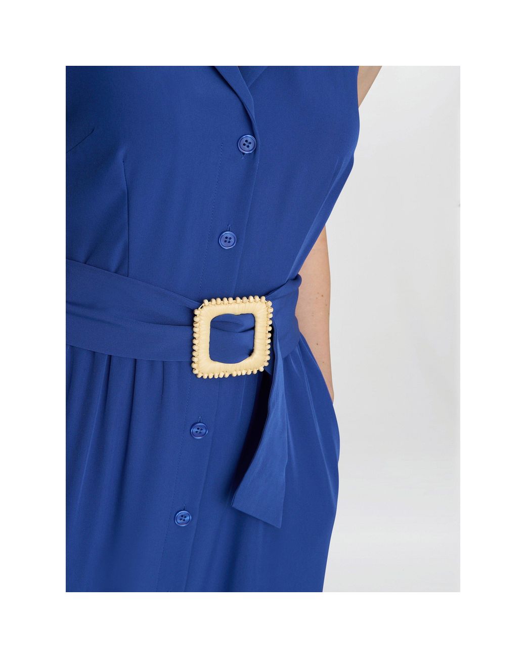 Gina Bacconi Blue Jamie Shirt Dress