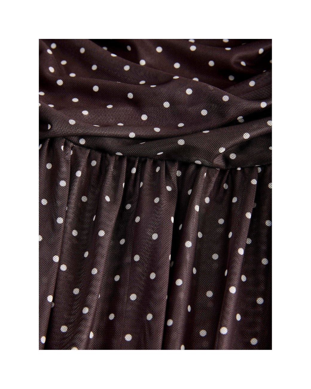 JJXX Purple Mesh Dress With Scarf