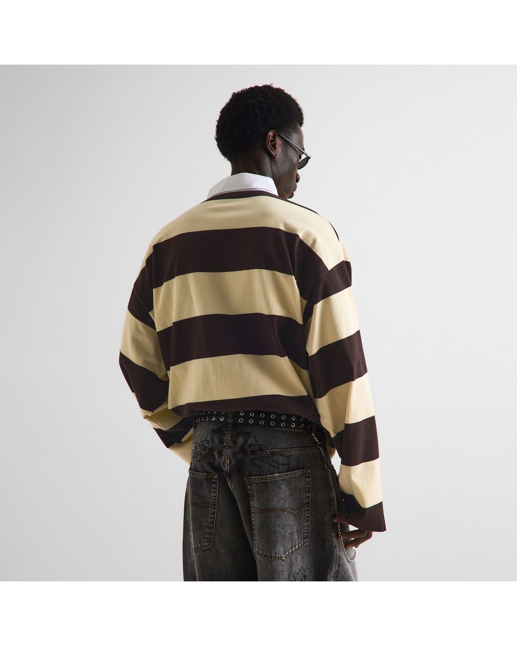 Balenciaga Multicolor Rugby Polo Shirt for men