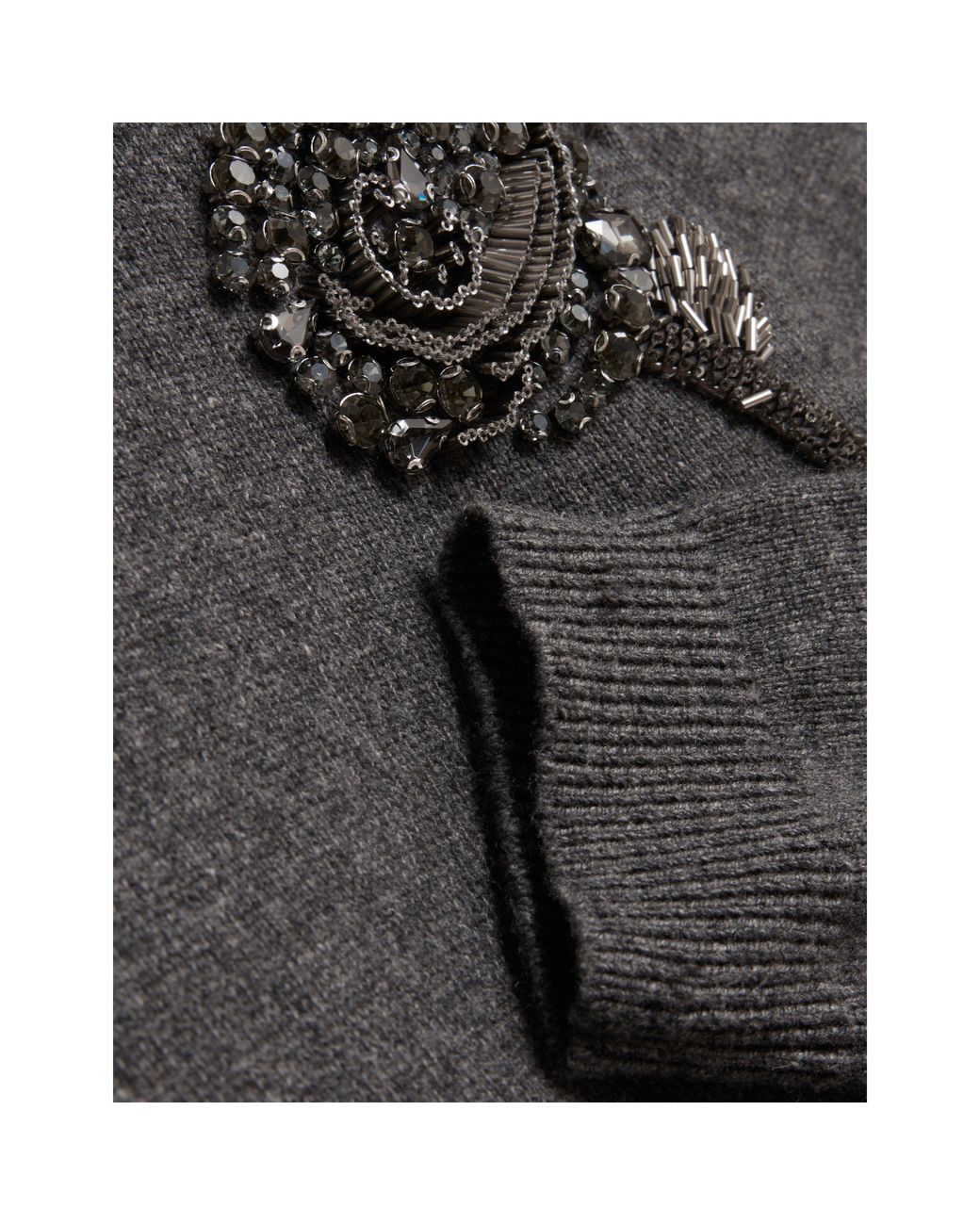 Ted Baker Gray Ted Wool Blend Jumpe Ld64
