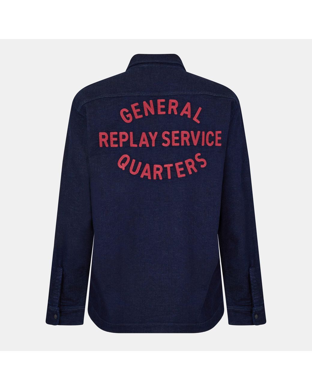 Replay Blue Service Overshirt for men