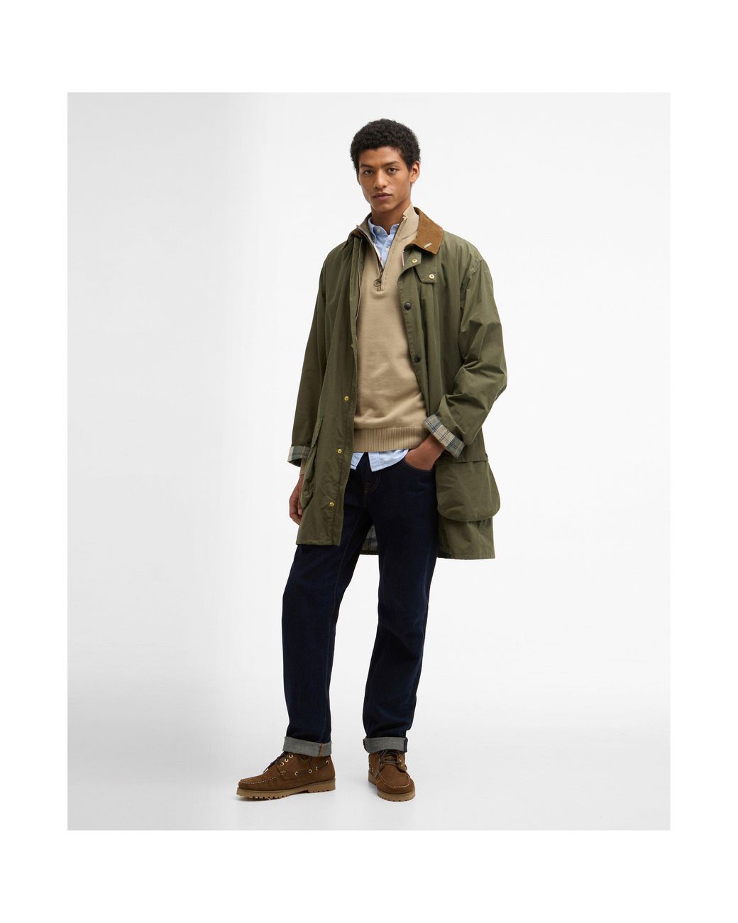 Barbour Green Icons Border Jacket for men