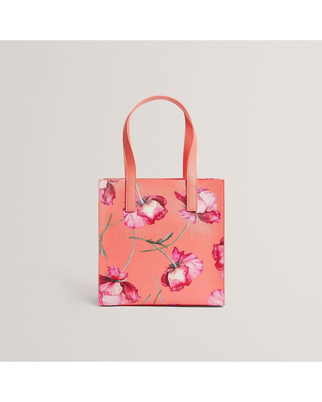Ted Baker Pink Large Crosshatch Icon Tote Bag