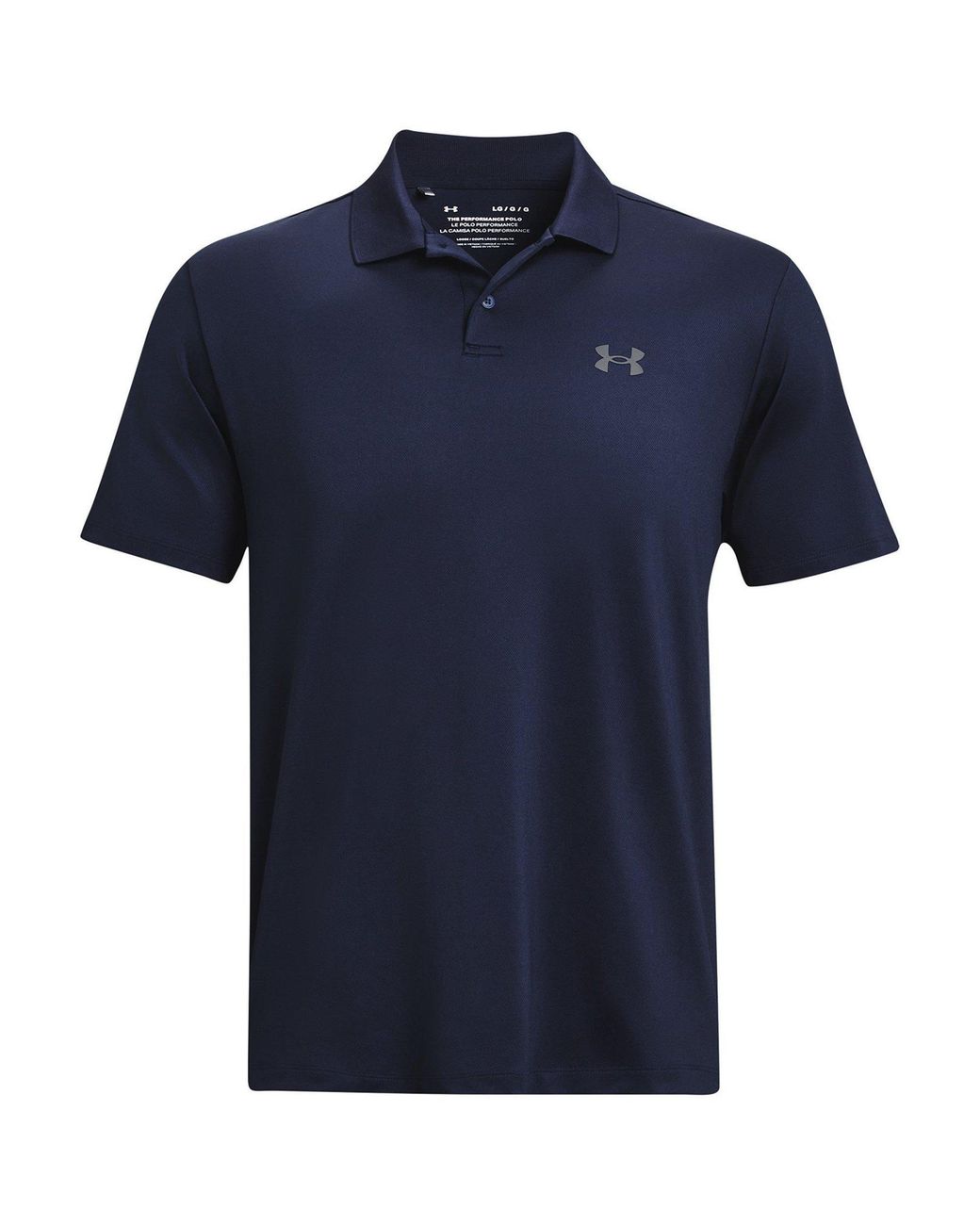 Under Armour Blue Matchplay Logo Loose Polo Shirt for men