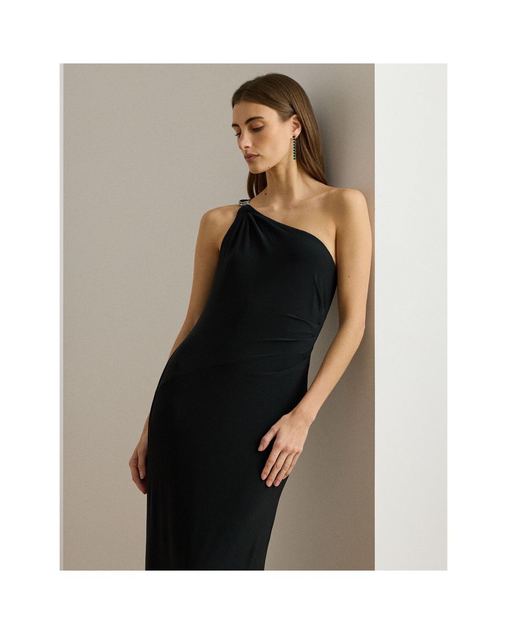 Ralph Lauren Black Belina Evening Gown