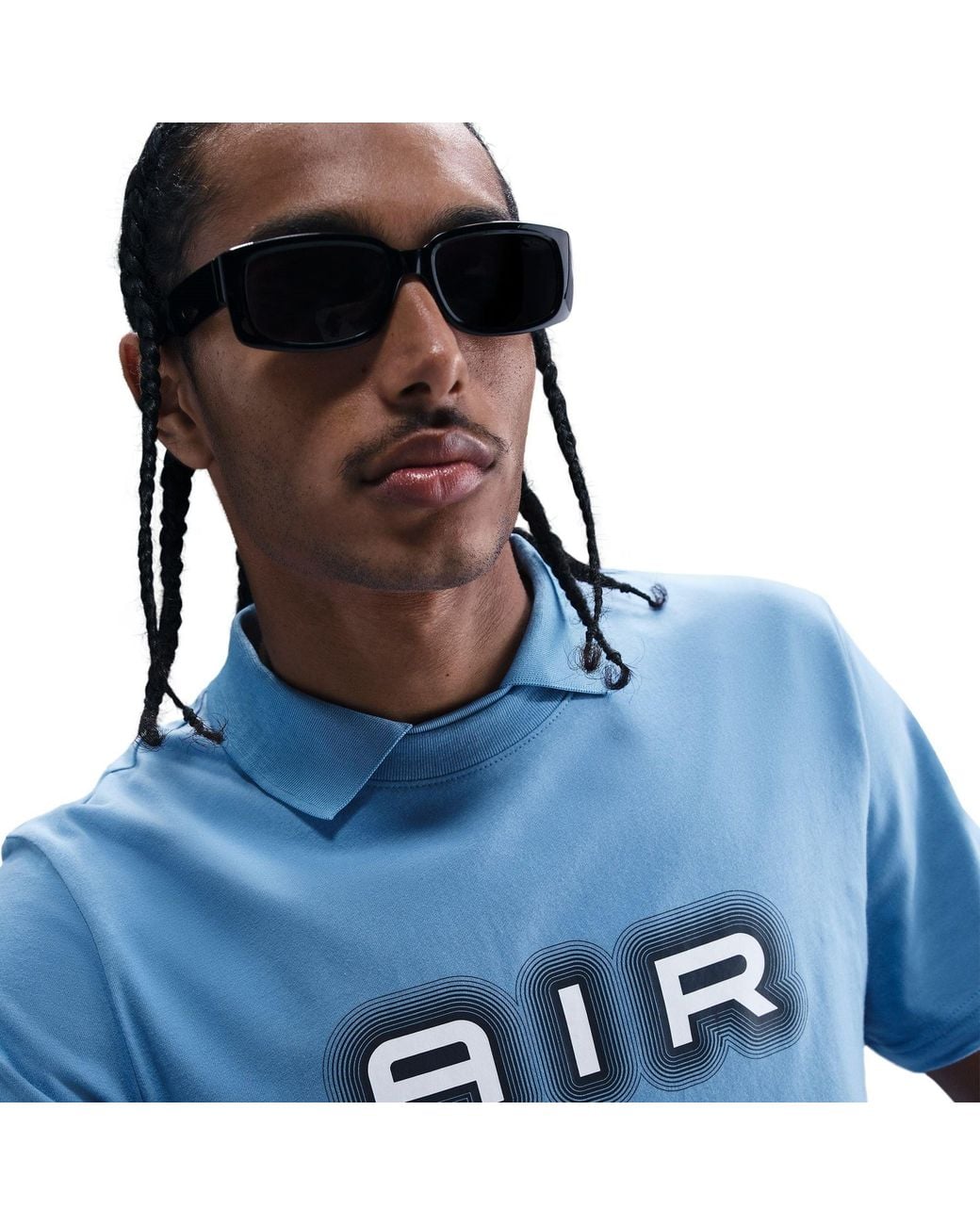 Nike Blue M Nsw Sw Air Graphic Tee for men