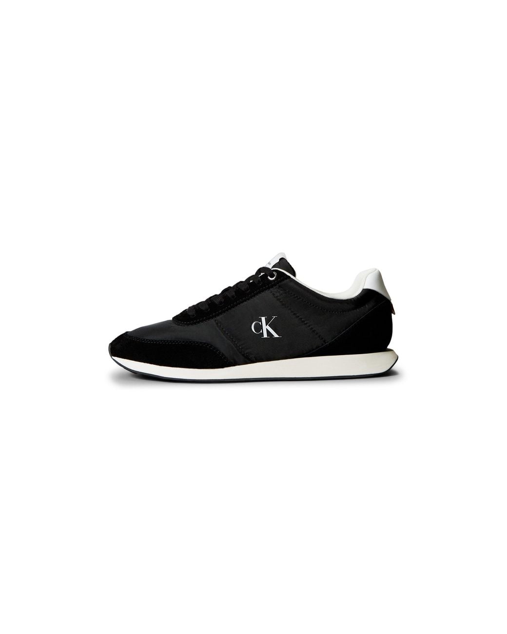 Calvin Klein Black Ck Retro Runners for men