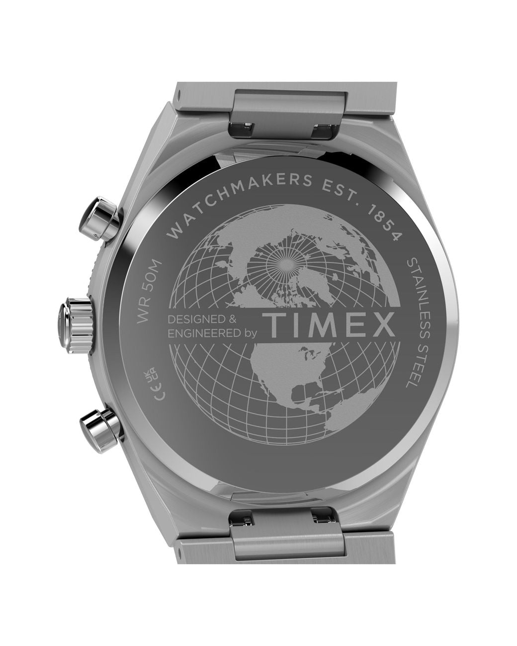 Timex Metallic L Q Chrono Wtc Sn71 for men