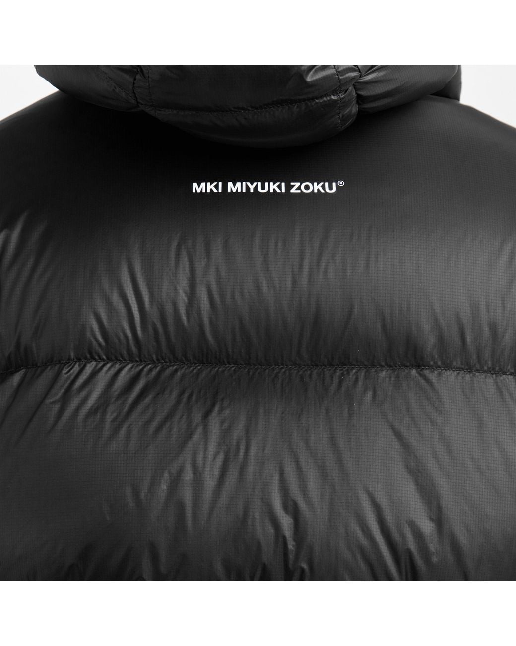 MKI Miyuki-Zoku Blue Trans Bubble Medium Puffer Jacket for men
