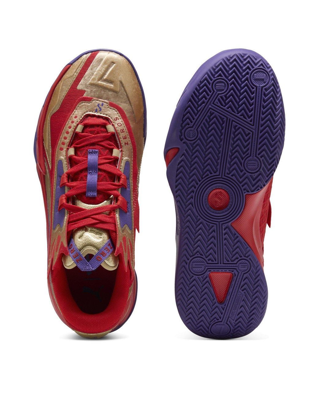PUMA Red Scoot Zeros Ii Basketball Trainers for men