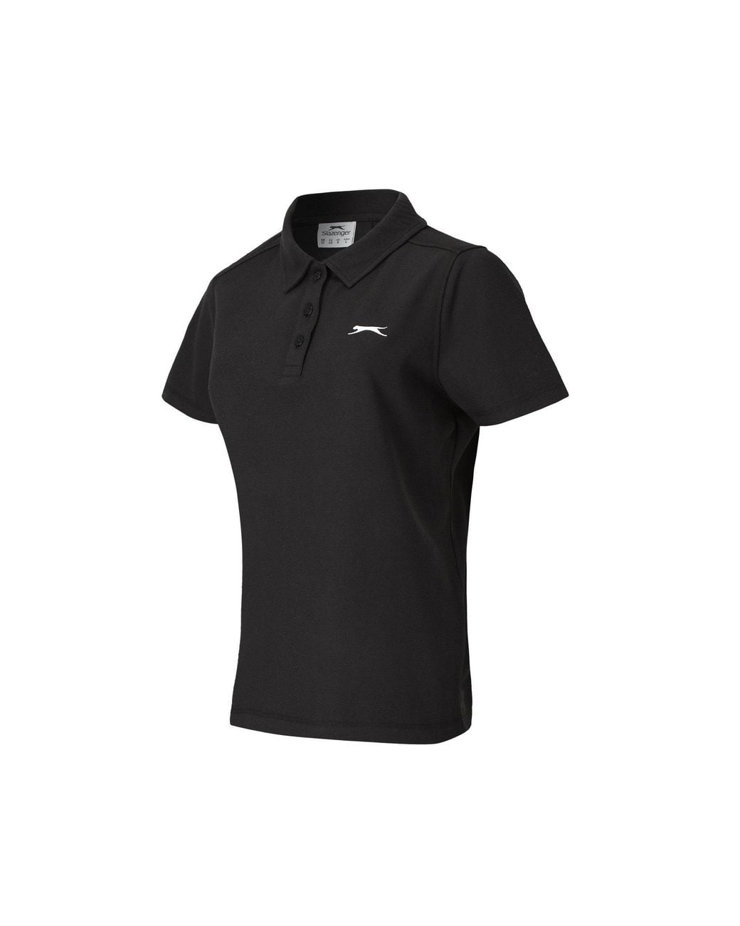Slazenger 1881 Black Pique Polo