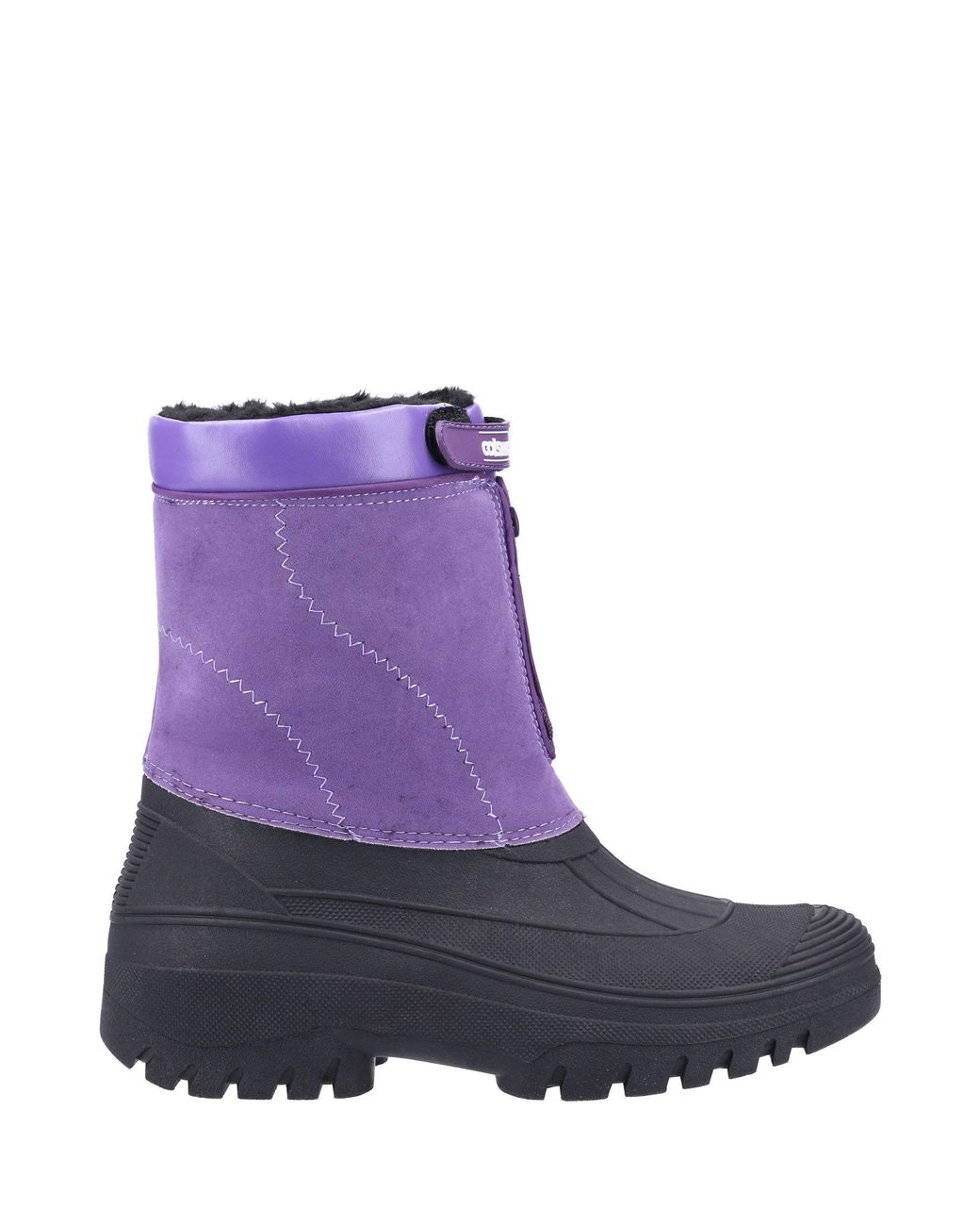 Cotswold Purple Venture Waterproof Winter Boot for men
