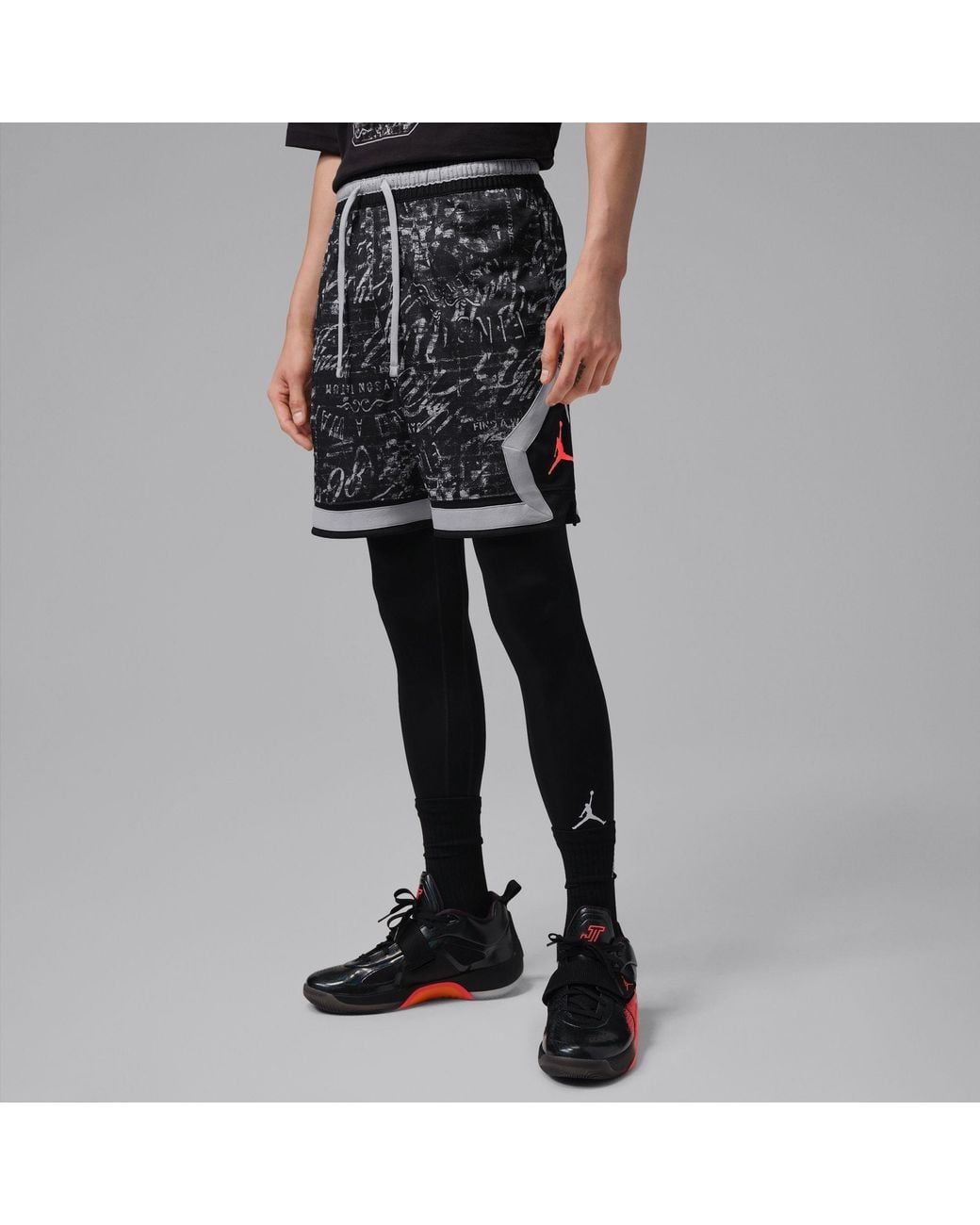 Nike Black Jordan Bball Shorts Sn64 for men
