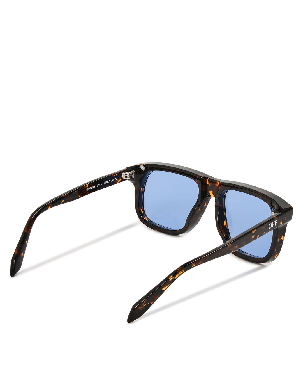 Off-White c/o Virgil Abloh Blue Oeri14 Clearwater Round Sunglasses