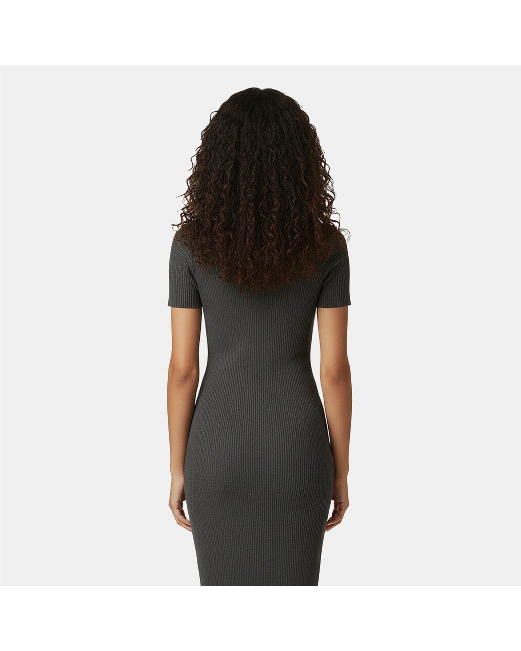 Jack Wills Gray Travelrib Maxi Knitted Jumper Dress