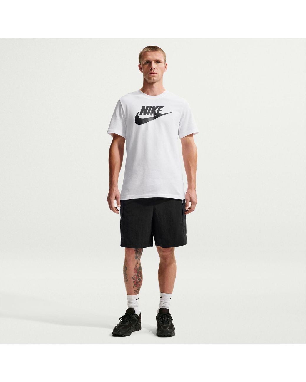 Nike White Sportswear Club T-Shirt for men