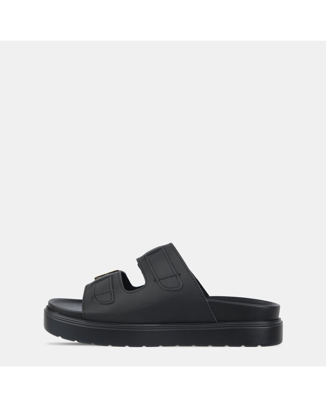 Biba Black Two Strap Sandals