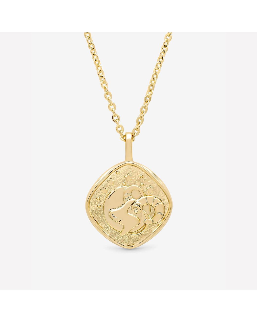 Jon Richard Red Plated Molten Horoscope Necklace