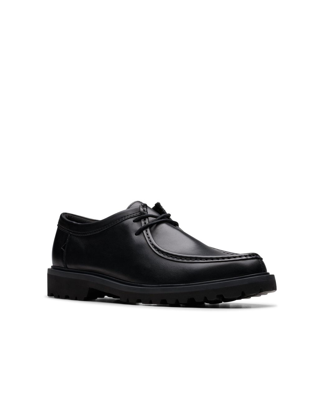 Clarks Black Moc Toe Formal Shoes for men