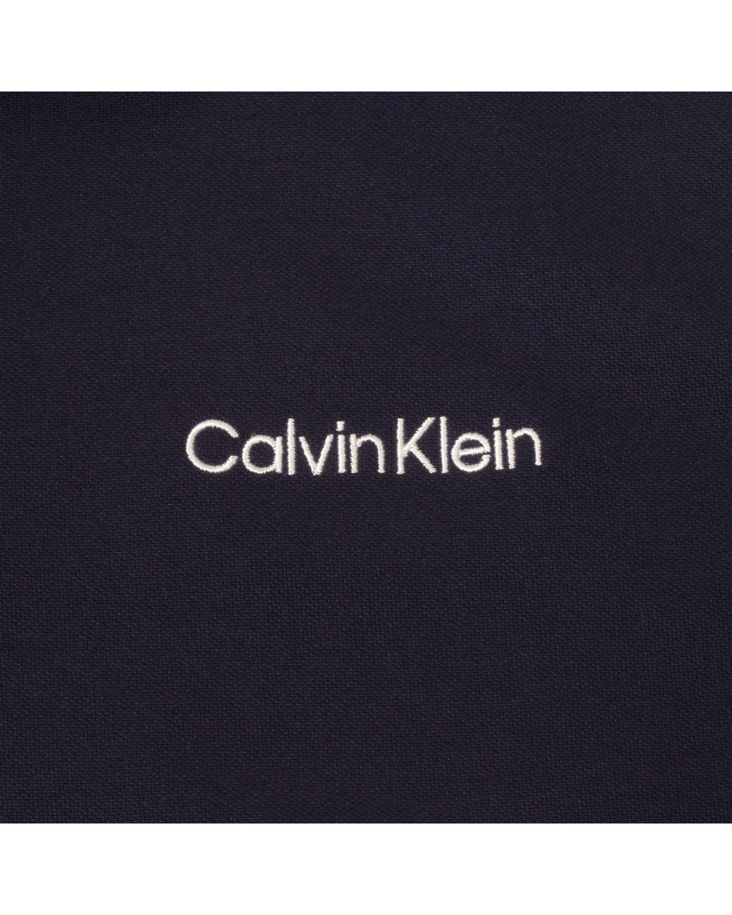 Calvin Klein Blue Jc Block Short Sleeve Performance Polo Shirt for men