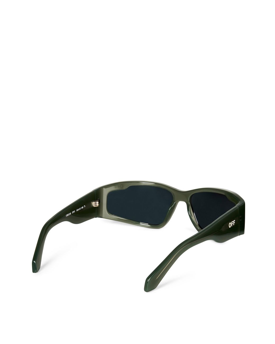 Off-White c/o Virgil Abloh Green Kimball 53 Rectangle Sunglasses