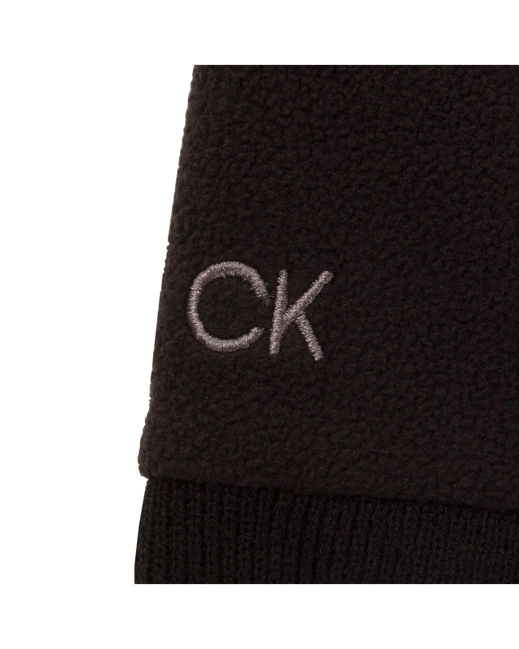 Calvin Klein Black Ck Reversible Beanie for men