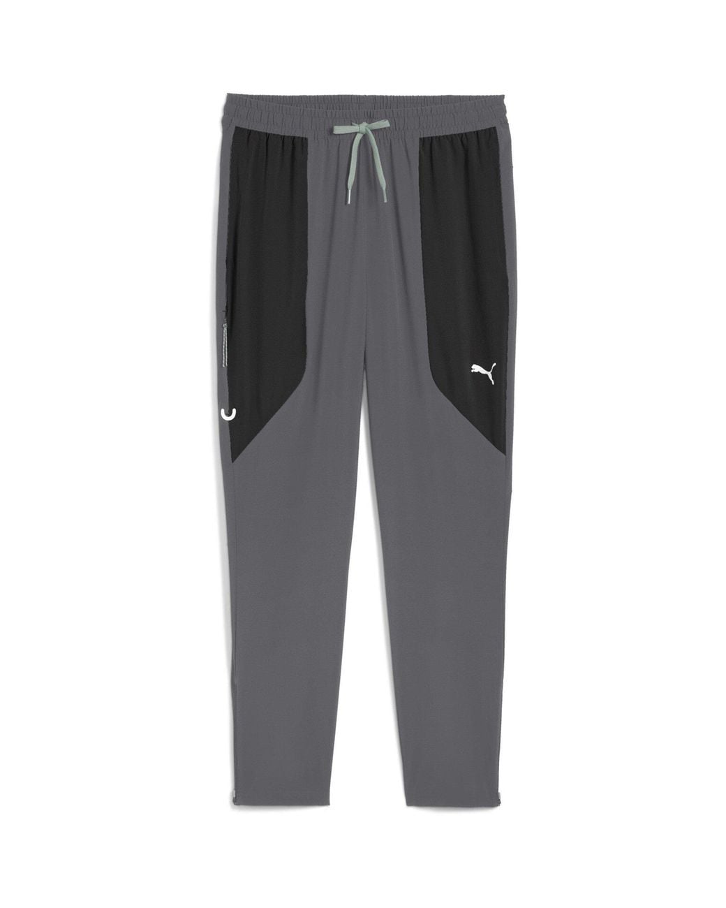 PUMA Gray Flex Closed Hem Woven Joggers for men